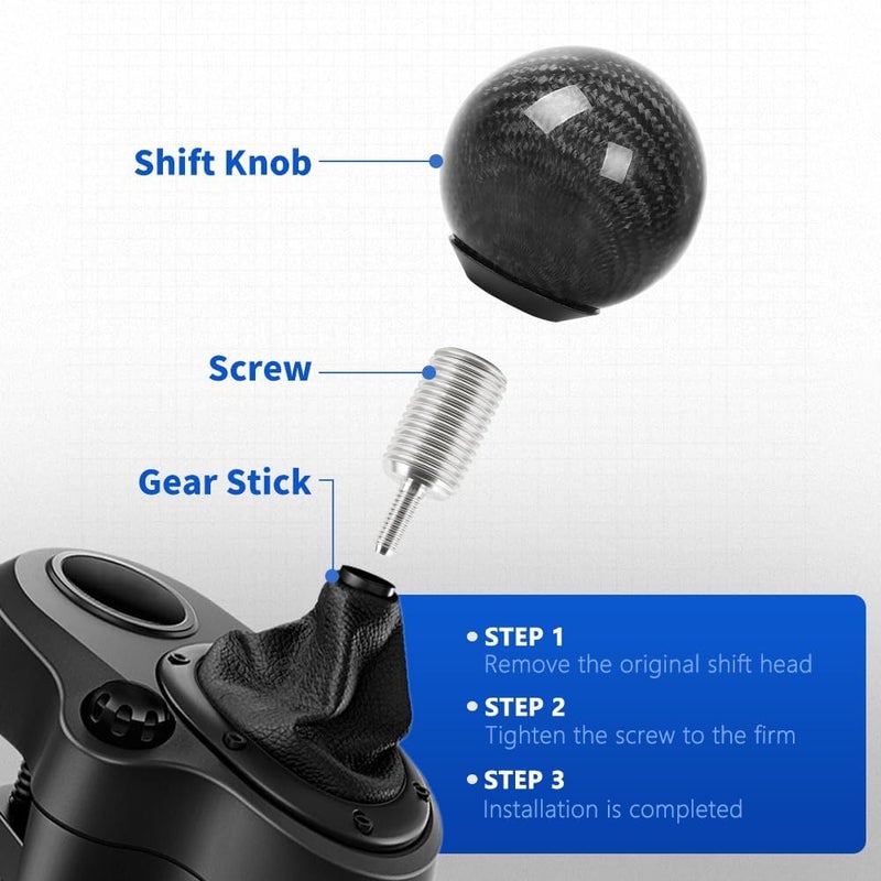 RASTP M12*1.25 Modification Gear Shifter Adapter for Logitech G25 G27 G29 G920 - Image 4
